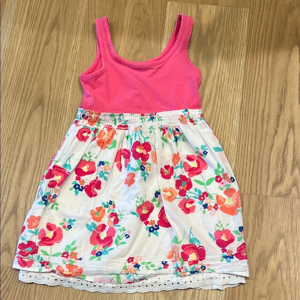 Cherokee Pink and Floral Kids Dress